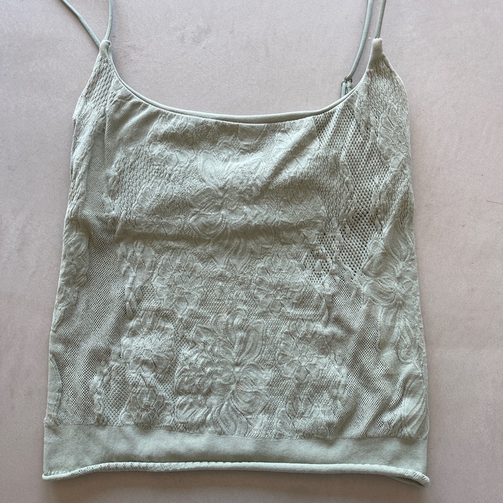 Free people textured tank top